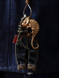 RED TORNADO 10th Anniversary Denim Button Hook
